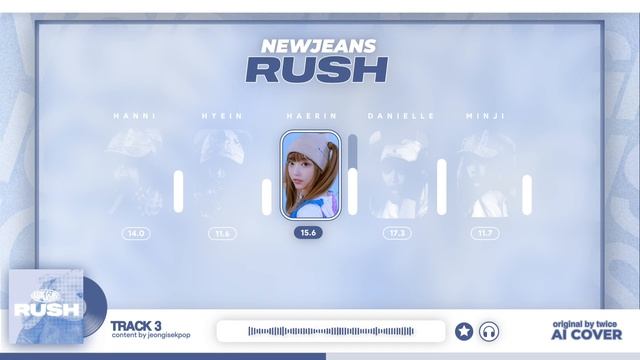 [AI COVER] How would NEWJEANS sing - ‘RUSH’ by TWICE (Line Distribution) смотреть онлайн