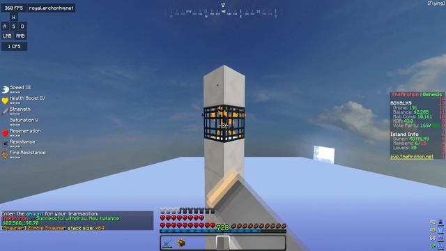 I CAUGHT MY BIGGEST ENEMY *CHEATING* TO BEAT ME! | Minecraft Skyblock | Archon | Genesis смотреть онлайн