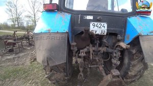 продолжаем возить органическое удобрение на МТЗ-82.1. Заохали поле под картофель (10-Серия 4-Сезон