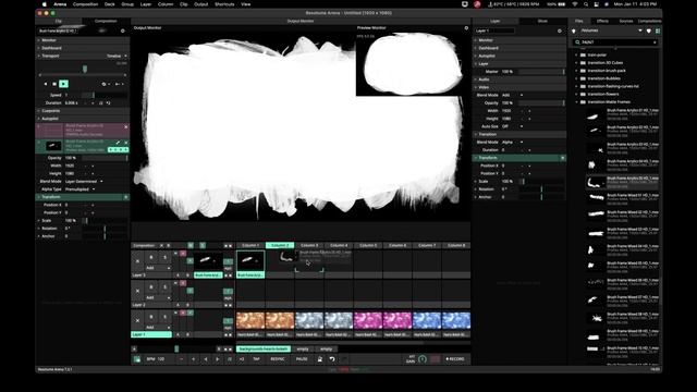Resolume Tutorials - create transition in blend mode