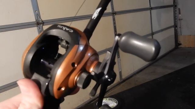 How to put Braided line on a Baitcasting reel (shimano Caius) смотреть онлайн