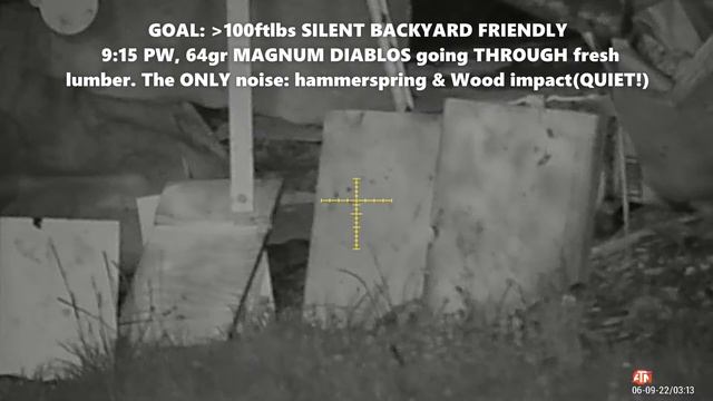 AEA Challenger 30 cal 32” BACKYARD FRIENDLY NOE MOULDS DIY Cast Magnum Diabolo Tune 100ftlb AirRifl