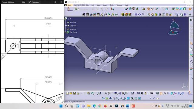 CATIA V5 TUTORIALS FOR BEGINNERS COMPLETE COURSE ll CATIA PRACTICE MODEL 01