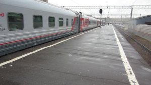 Фирменный поезд № 001И Москва - Волгоград. Павелецкий вокзал