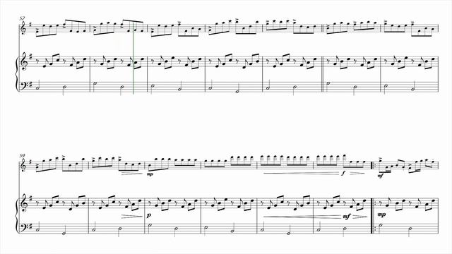 "Canon" (Pachelbel) - But on FLUTE (with piano) смотреть онлайн