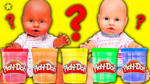 Куклы Пупсики Игрушки Пластилин Плей До Развивающие видео для Детей
