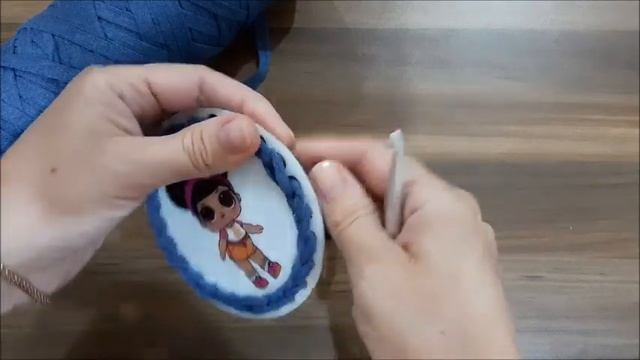 Как обвязать круглую акриловую заготовку для детской вязаной сумочки смотреть онлайн