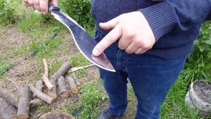 Кукри,. Нож, топор, мачете? Сравнительный краш тест. Часть 1