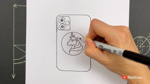 🦄How to draw a Popsocket with a Unicorn смотреть онлайн