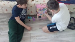 распаковка на тему Звёздные войны и один Ниндзяго