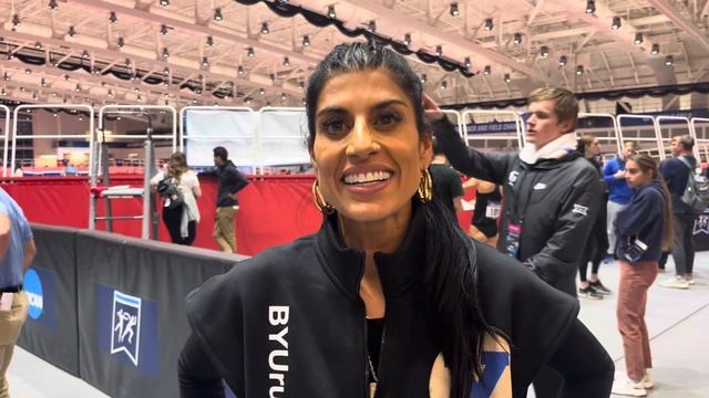 Coach Diljeet Taylor Reacts To BYUs Epic DMR Win At NCAA Indoors