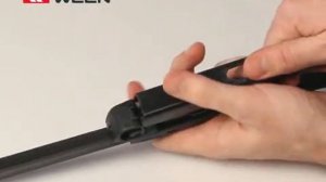 Видеоинструкция по установке щеток стеклоочистителя, адаптер  "Push Button"