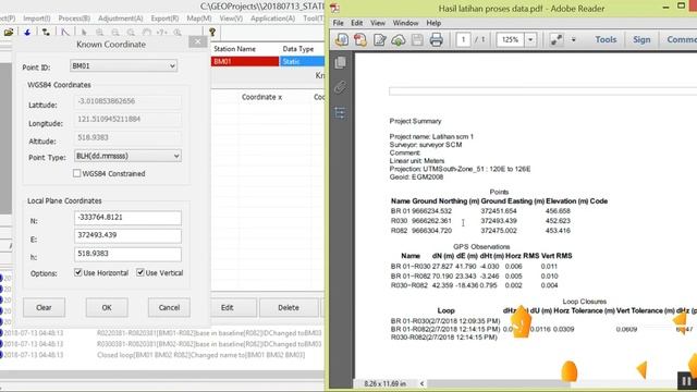 "KLEANNN" UDAH COBAIN NGOLAH DATA DI SOFTWARE GNSS GEOSOLUTION METODE STATIK JARING????? смотреть онлайн