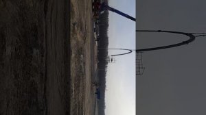 Арочный ангар. Монтаж металлоконструкции.