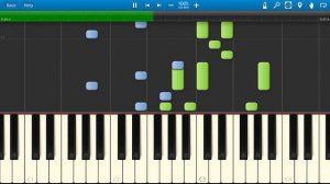 Звери - Говори (на пианино Synthesia)