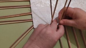 Как поднять двойные стойки в плетении.🤔🧺