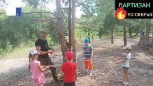 #Узлы. Обучение детей вязать узлы. Булинь. Встречный. Констриптер. Урок на природе для детей.