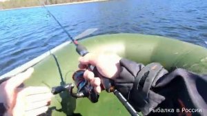 Ловля щуки в траве на копию воблера Zipbaits Rigge 90SP