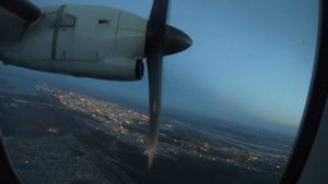 Взлет ATR 72 Utair из Сургута