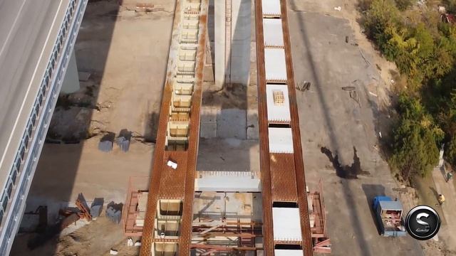 Балочный мост пр-т Инженера Преображенского Запорожье. Детальный обзор работ. Строительство моста