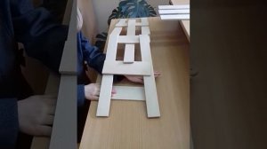 Мост Леонардо из планок