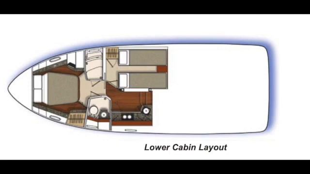 We take a virtual walkthrough of one of Searays most attractive designs the 36 Sedan Bridge