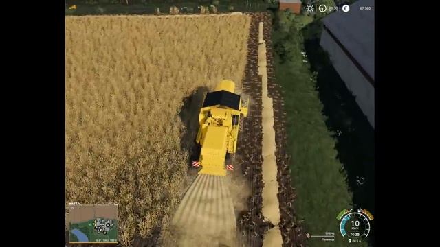 Уборка пшеницы | Geiselsberg Farm | Farming simulator 19 | Timelapse #01 смотреть онлайн