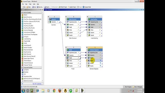 Ansys 14 Modal Harmonic response Static structural Linear buckling смотреть онлайн