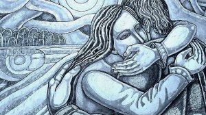 Концерт Олега Лагуткина и Елены Моргуновой в библиотеке им. Войнич на открытии персональной выставки