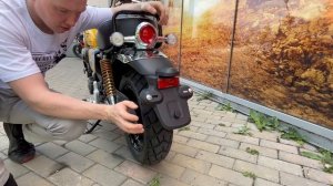 Самый позитивный малыш! Лучший мотик из компактных. Motoland monkey 150.