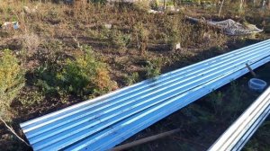 Грядки из профнастила без каркаса (самоделкин)