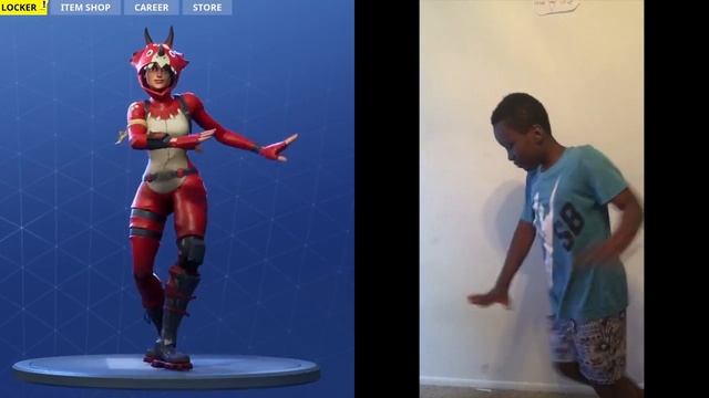 Fortnite dance challenge season 1 to season 4
