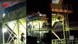 Глинозем (предположительно) в порту Находки