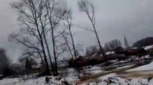 Последствия крушения поезда в Кировской области