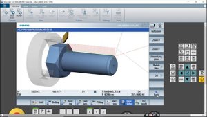 Siemens-SINUMERIK-Sinutrain-Undercut - Cycle 940 - Programming of Thread undercuts-DIN 76-Type A