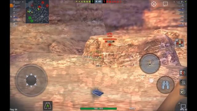 WoT Blitz - Grille 15 Ace on Black Goldville смотреть онлайн