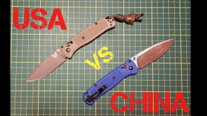 Benchmade Bugout сравнение оригинала и копии из Китая