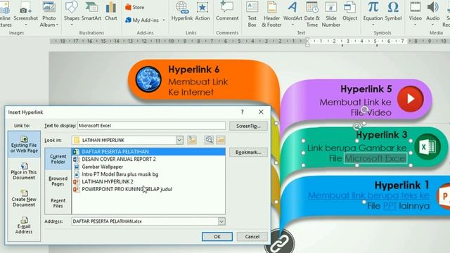 Cara Mudah membuat Hyperlink pada PowerPoint смотреть онлайн