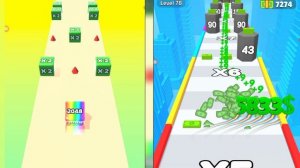 Jelly Run 2048 ( infinity mod ) vs digit run shooting 🧩 2048 Gameplay Walkthrough part #27