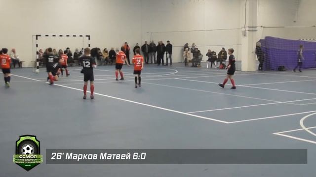 Детская лига ЮСМФЛ. II Чемпионат. Сибирские Ястребы-2011 - Атлетик-2011-2 11:1. Обзор голов смотреть онлайн