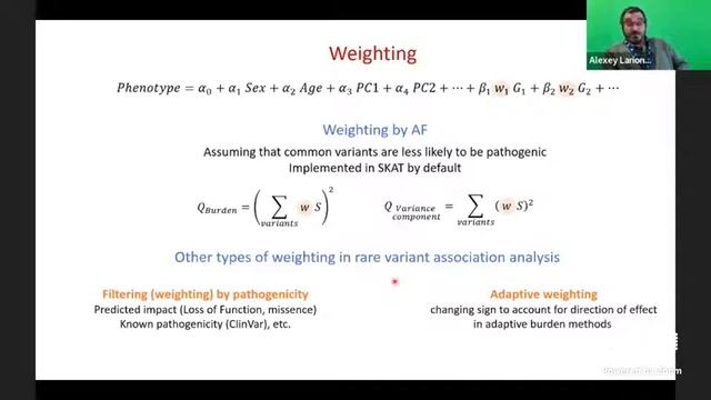 Methods for rare variant association analysis смотреть онлайн