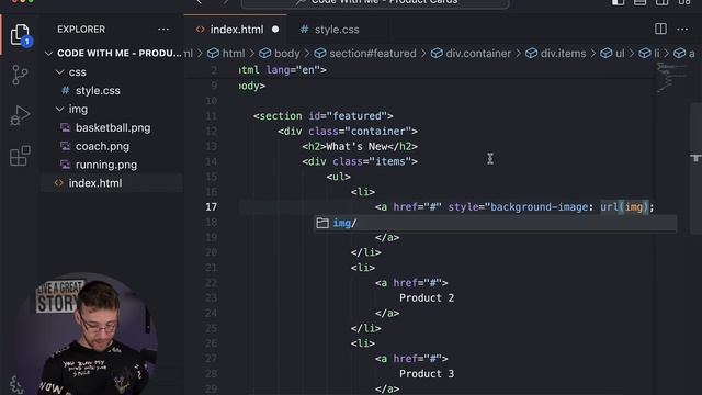HTML & CSS Project For Beginners - Code With Me Ep.#001