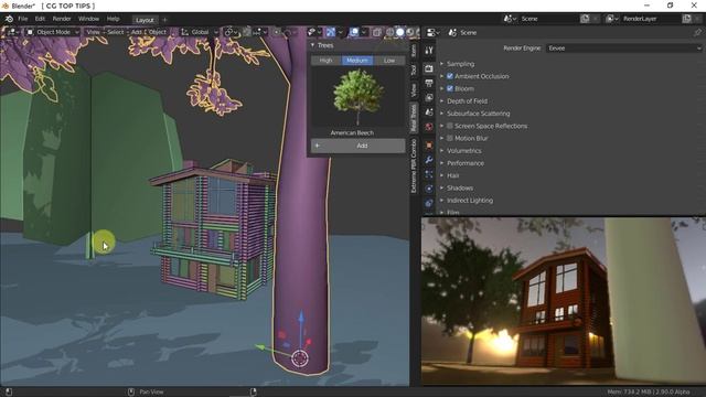Real Tree Addon for Blender