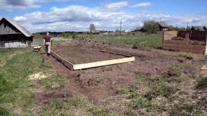 "Парник своими руками 3Х7 м из того что было. Начало.