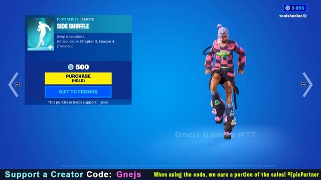 Side Shuffle  Fortnite Emote