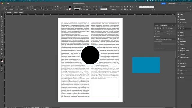 Wrapping text around objects in InDesign смотреть онлайн