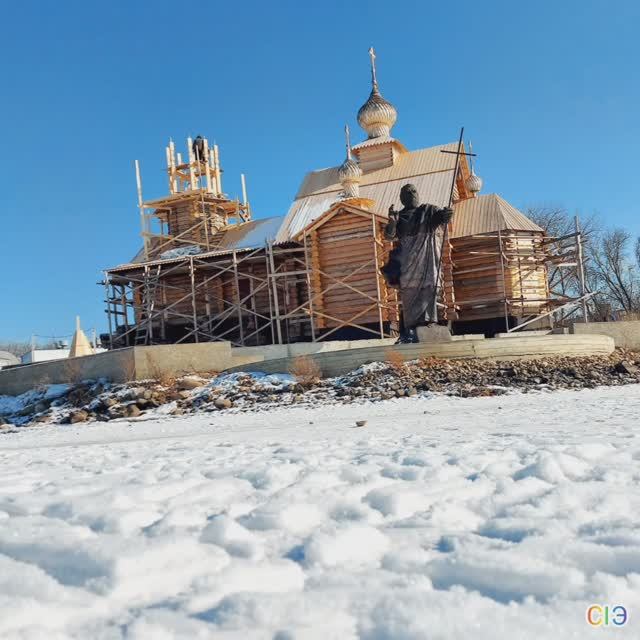 Освящение колоколов на Храме Рождества Пресвятой Богородицы в Костроме.mp4