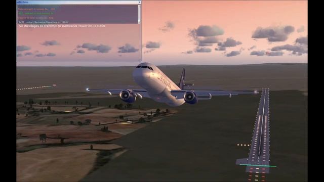 Syrian A320-232 Damascus to Beirut смотреть онлайн