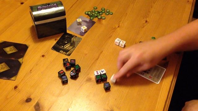 Brettspill med Takras: Dungeon Roll