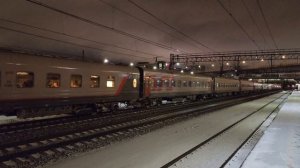 впереди пробка! ЭП2К-034 с поездом №164 Москва - Санкт-Петербург